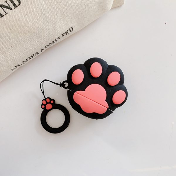 Cute Cartoon Cat Paw Bluetooth Earphone Case - Image 3
