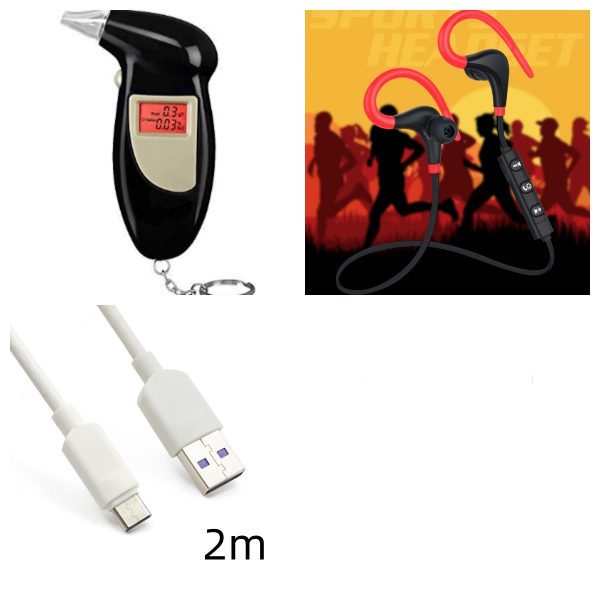 BT-01 Big Horn Sports Bluetooth Headset Bina Bluetooth 4.1 Protocol Wireless Sports Bluetooth Earbuds - Image 8