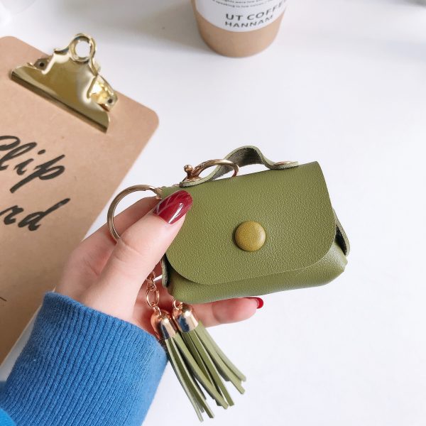 Compatible with Apple, Leather tassel Airpods Pro case - Image 2