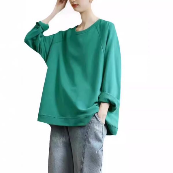 Casual Loose-fitting Plus Size Pullover Women - Image 7