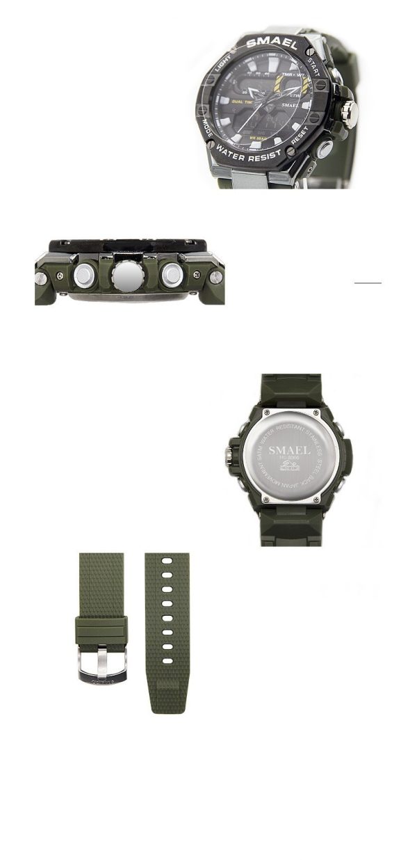 Digital Alloy Electronic Watch Men - Image 2
