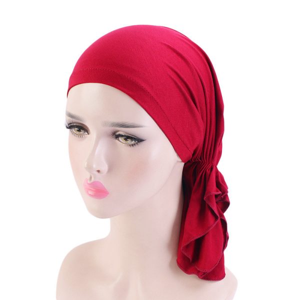 New Hot Selling Modal Cotton Stretch Headscarf Hat - Image 7