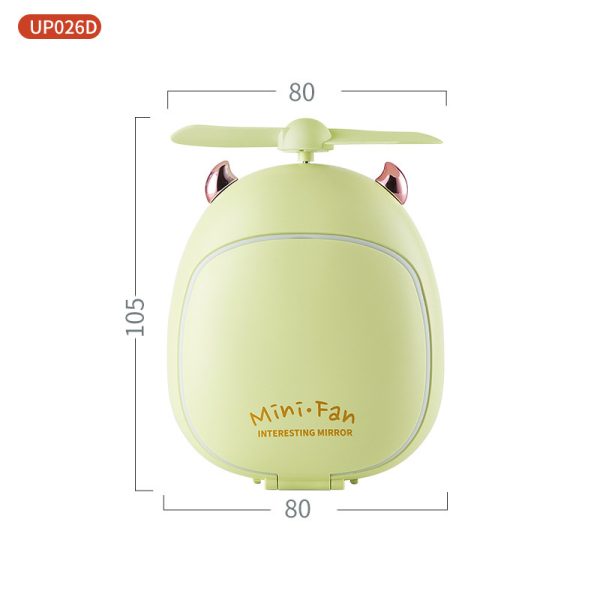 Multifunctional beauty mirror fan - Image 2