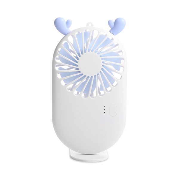 Summer 1pc Cute Portable Mini Fan Handheld USB Chargeable Desktop Fans 3 Mode Adjustable Summer Cooler For Outdoor Travel Office - Image 2
