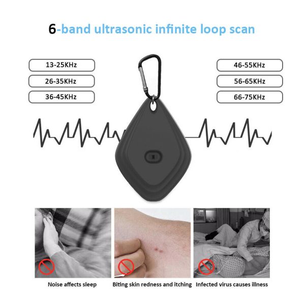 Outdoor Ultrasonic Intelligent Frequency Conversion USB Rechargeable Anti Mosquito Repellent Summer Insect Pest Repeller Tools - Image 10
