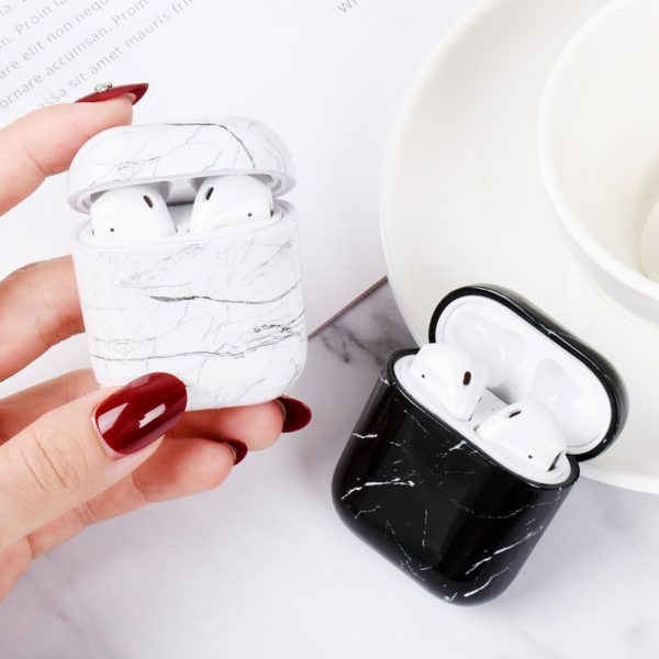 Compatible with Apple, Compatible with Apple , Marbled earphone case - Image 5