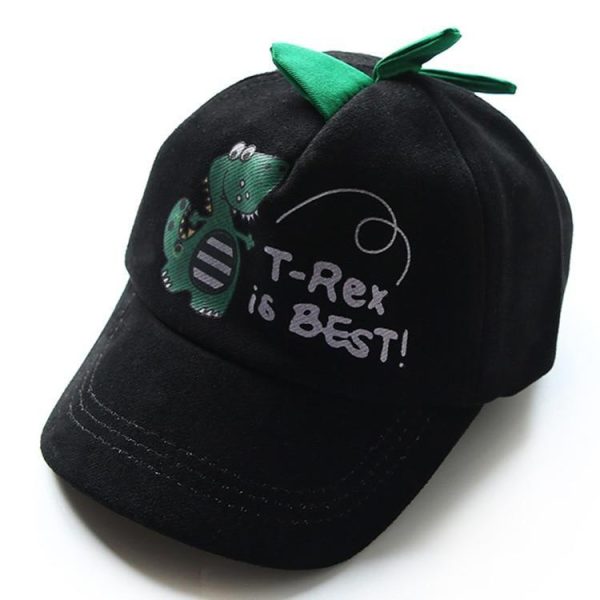 ''T-REX IS BEST'' DINOSAUR KIDS HATS - Image 5