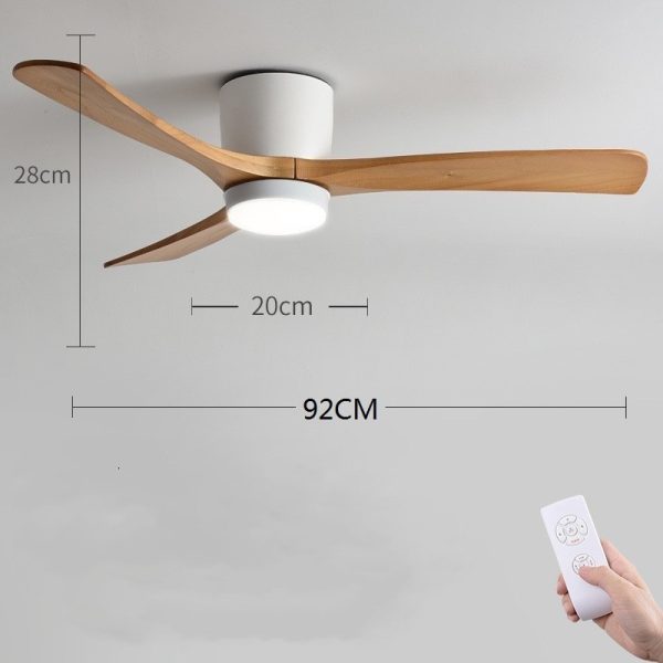 One Bedroom Household Electric Fan Pendant Lamp - Image 3