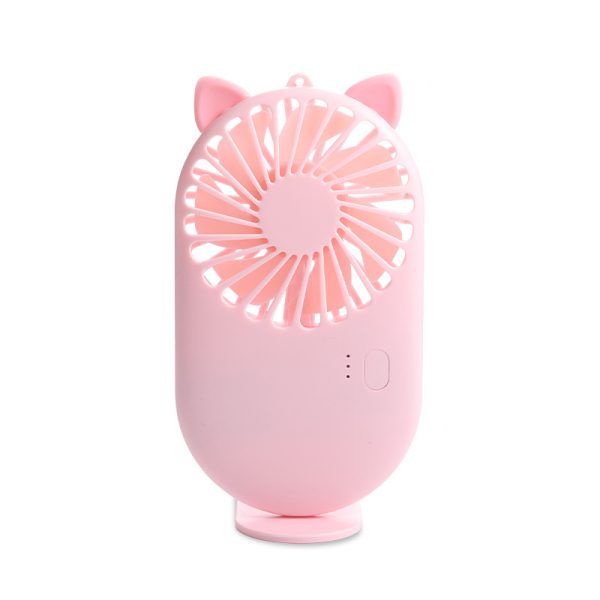 Summer 1pc Cute Portable Mini Fan Handheld USB Chargeable Desktop Fans 3 Mode Adjustable Summer Cooler For Outdoor Travel Office - Image 3