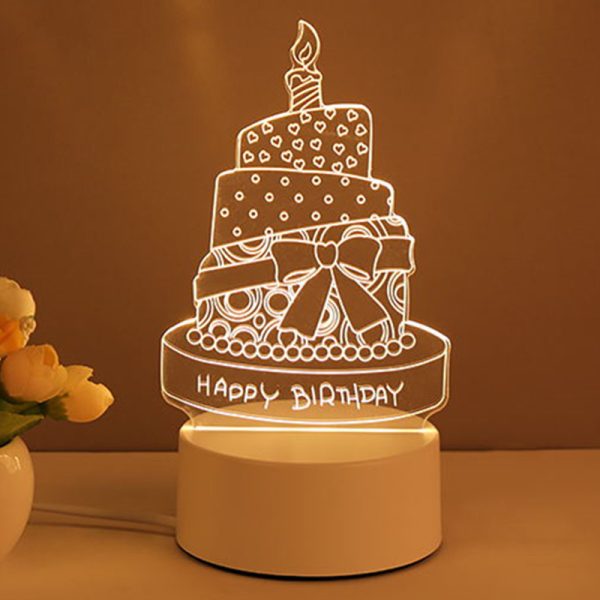 3D Lamp Acrylic USB LED Night Lights Neon Sign Lamp Xmas Home Decorations For Room Decor Valentines Day Gifts - Image 5