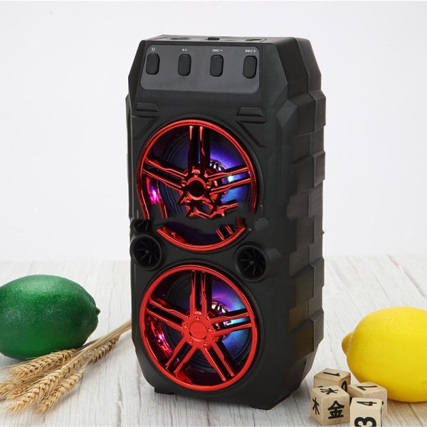 Wireless Bluetooth Speaker Dual Speakers Outdoor Portable Loud Speaker - Image 4
