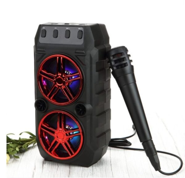 Wireless Bluetooth Speaker Dual Speakers Outdoor Portable Loud Speaker - Image 2