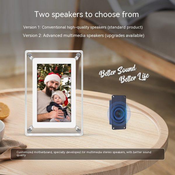5-inch Transparent Fashion Digital Electronic Photo Album Video Advisement Player Business Gift Photo Frame - Image 7