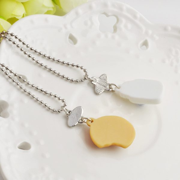 Three-dimensional cookies milk best BUDS necklace - Image 6