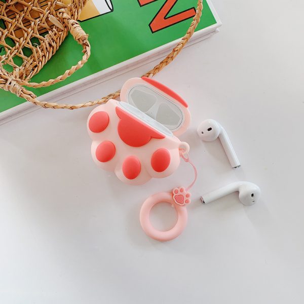 Cute Cartoon Cat Paw Bluetooth Earphone Case - Image 5