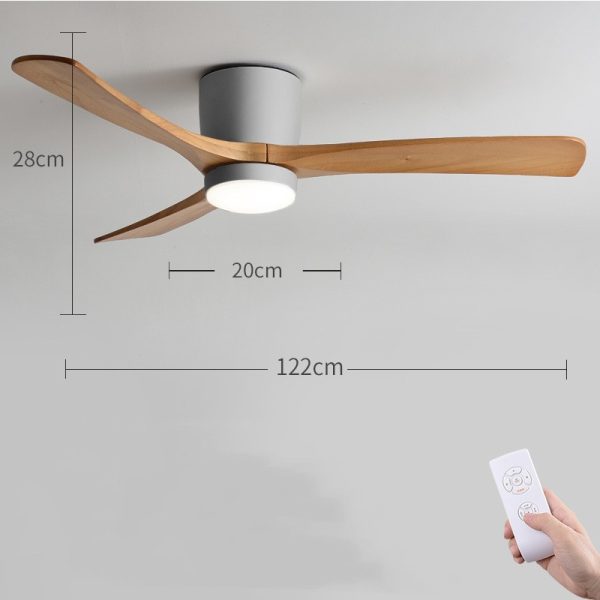 One Bedroom Household Electric Fan Pendant Lamp - Image 4