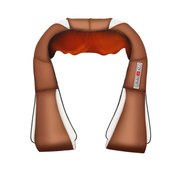 Car U Shape Electrical Shiatsu Back Neck Shoulder Body Massager Infrared Heated Kneading Car Home Massager - Image 5