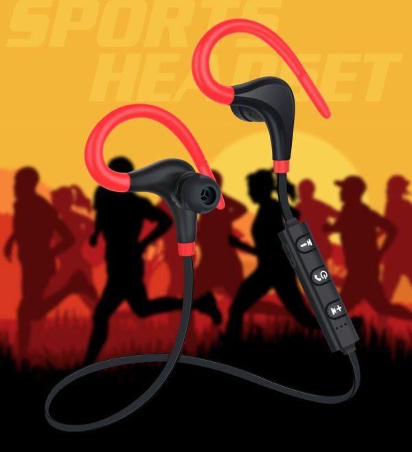 BT-01 Big Horn Sports Bluetooth Headset Bina Bluetooth 4.1 Protocol Wireless Sports Bluetooth Earbuds - Image 6