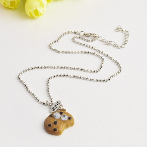 Three-dimensional cookies milk best BUDS necklace - Image 7