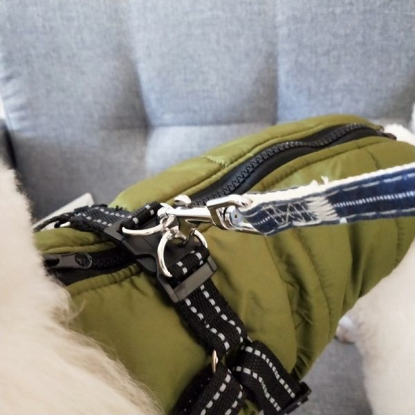 Waterproof Dog Clothes Winter Dog Coat With Harness Warm Pet Clothing Big Dog Jacket Chihuahua Labrador Coat Costume - Image 4
