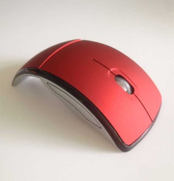 Wireless Optical Mouse Folding Mouse Creative Folding Switch Featured Curved Mouse - Image 8