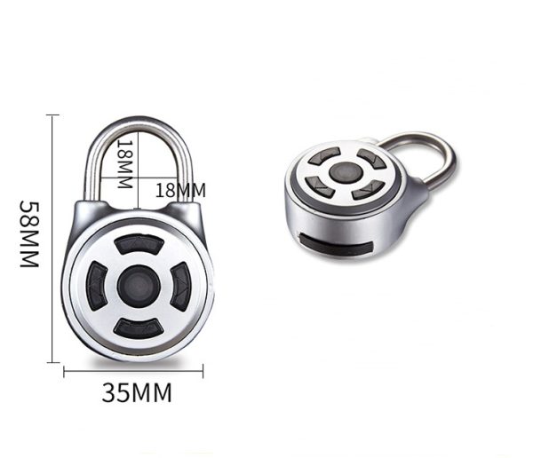 Smart padlock direction button password lock Bluetooth electronic lock - Image 4