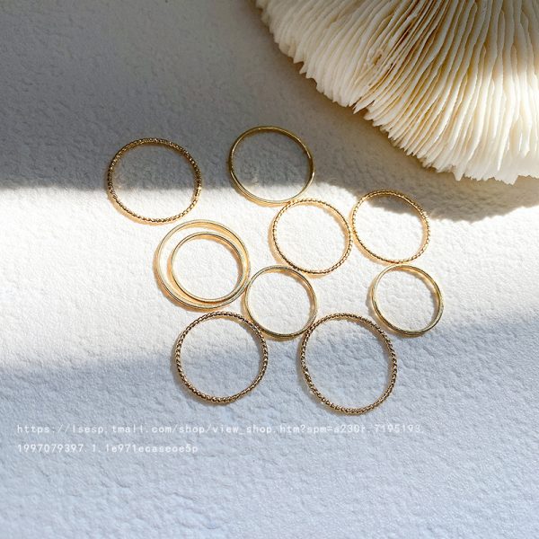 New Hot-selling Korean Fashion Personality Geometric Ring - Image 8