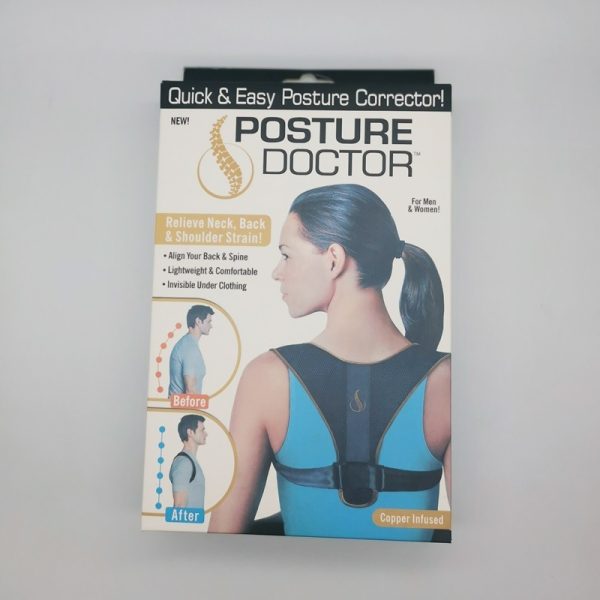 Clavicular Belt Back Posture Orthotics Band Anti-Humpback Sitting Posture Bunion Corrector Shoulder Adjustable Posture - Image 5
