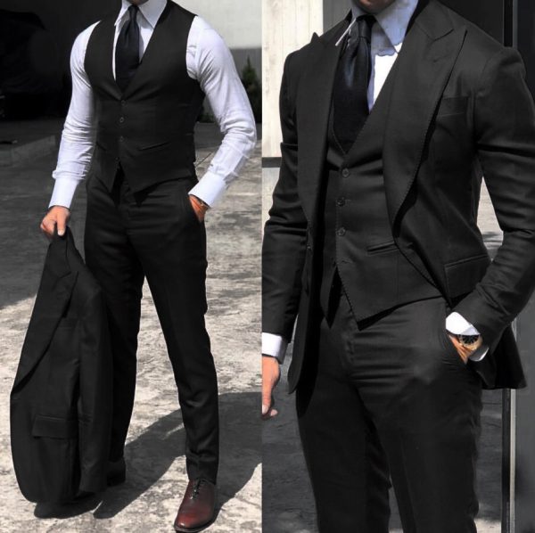 Men's Three-piece Suit Wedding Best Man - Image 6