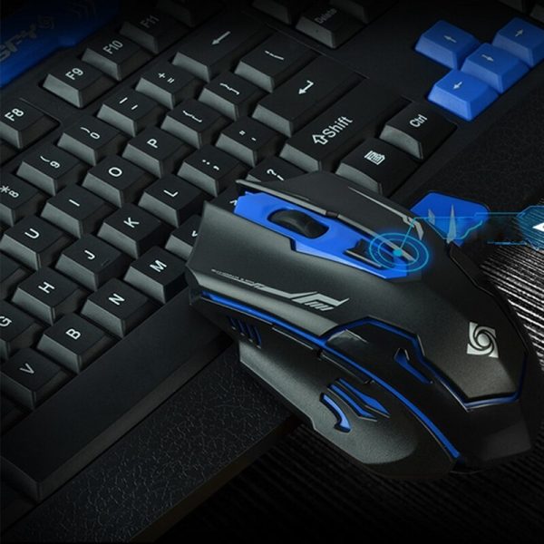 Hk8100 2.4 G Wireless Gaming Keyboard Mouse Combo Ergonomics Waterproof Optical For Pc Laptop Desktop Gamer - Image 7