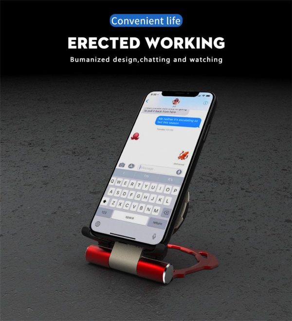 Iron Man Metal QI Wireless Charger Stand Desktop Mobile Phone Charger - Image 5