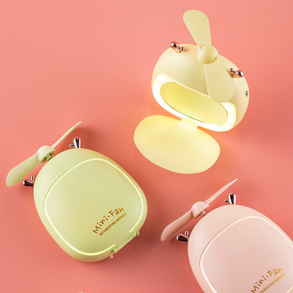 Multifunctional beauty mirror fan - Image 3