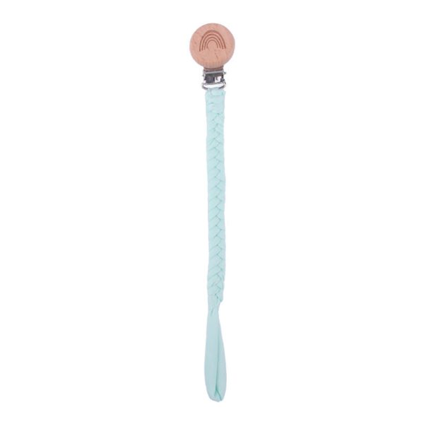 Baby Products Rainbow Beech Wood Pacifier Clip - Image 3