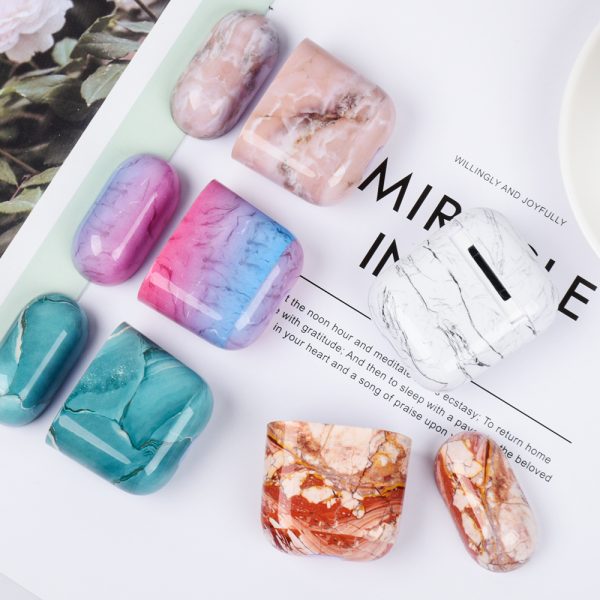 Compatible with Apple, Compatible with Apple , Marbled earphone case - Image 4