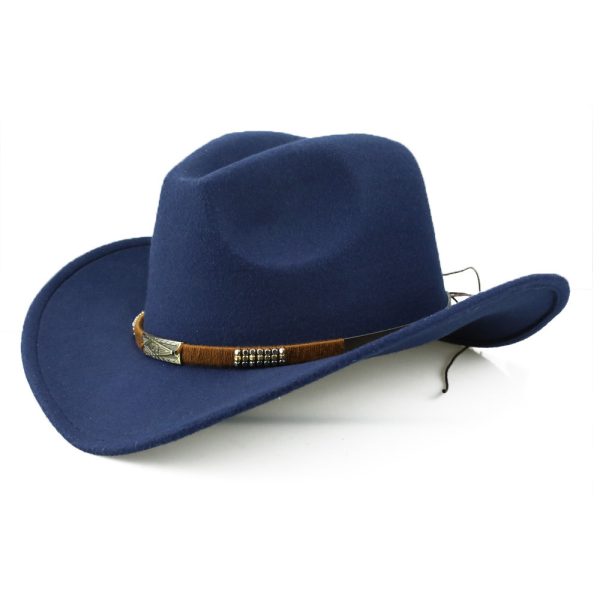 Fashion Personality Hot Selling Woolen Denim Hat - Image 5