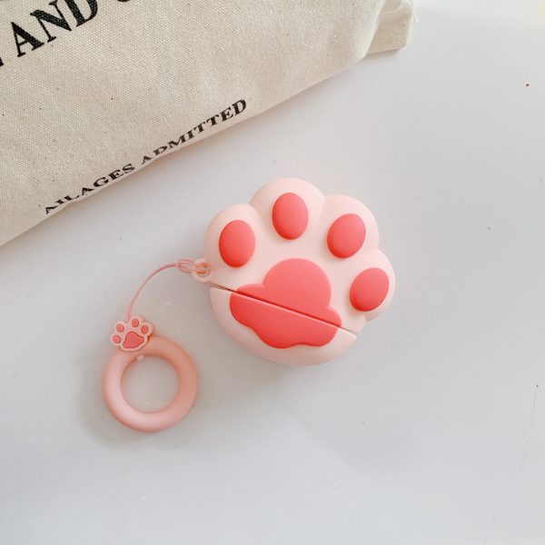 Cute Cartoon Cat Paw Bluetooth Earphone Case - Image 2