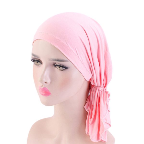 New Hot Selling Modal Cotton Stretch Headscarf Hat - Image 6