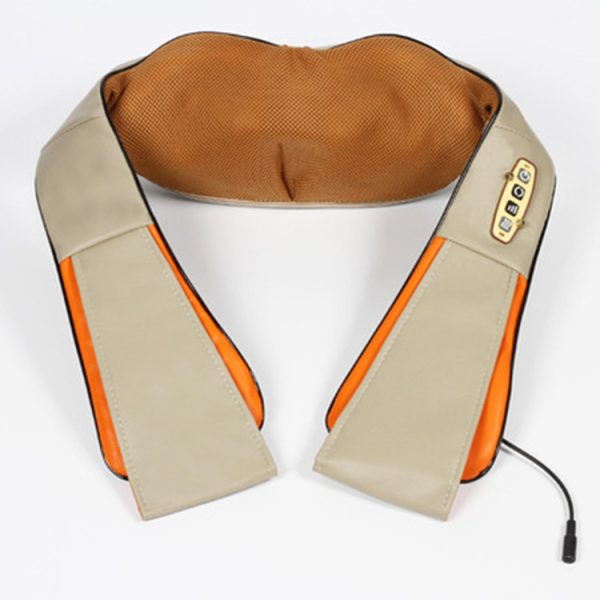 Car U Shape Electrical Shiatsu Back Neck Shoulder Body Massager Infrared Heated Kneading Car Home Massager - Image 7