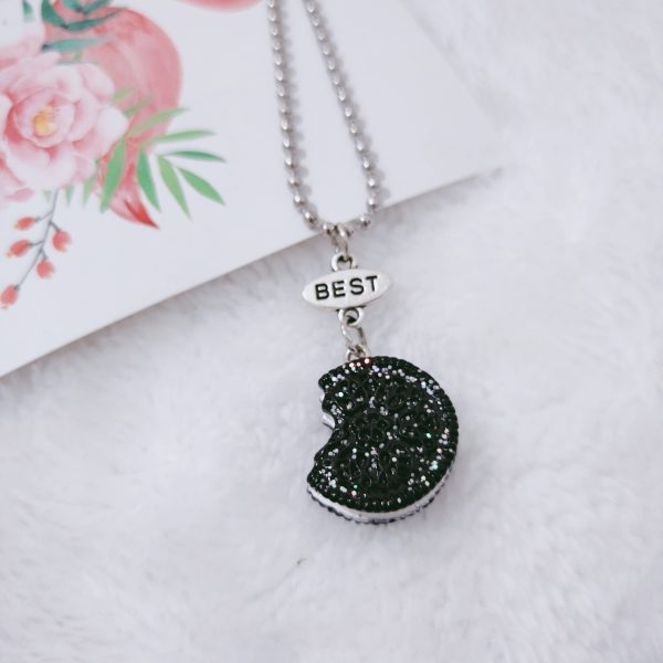 Three-dimensional cookies milk best BUDS necklace - Image 5