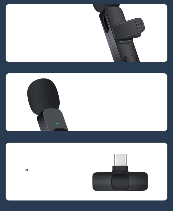 Wireless Lavalier Microphone Drag Two Outdoor - Image 8
