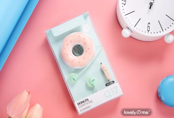 Creative donut winding music subwoofer mobile phone diy big computer headset wired girl male sports gift - Image 2
