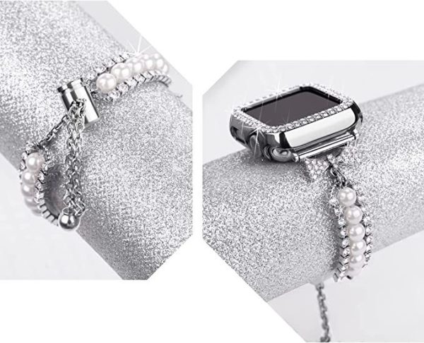 Smart Watch Pearl Bracelet Watch Band - Image 3