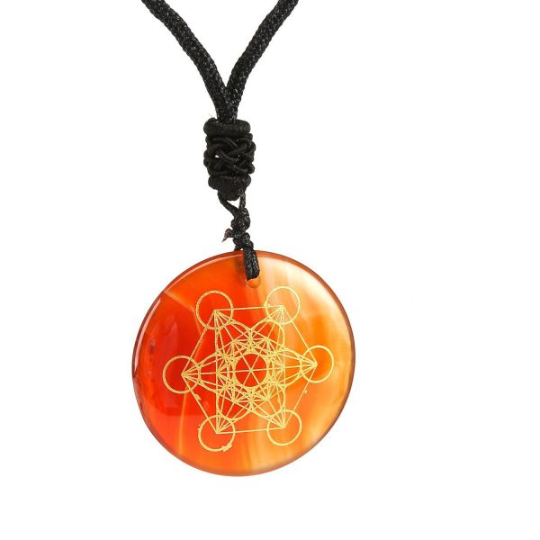 Hot Selling Crystal Multidimensional Metatron Cube Pendant - Image 8