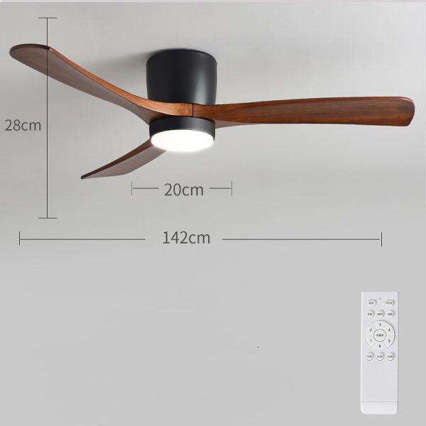 One Bedroom Household Electric Fan Pendant Lamp - Image 5