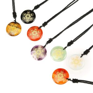 Hot Selling Crystal Multidimensional Metatron Cube Pendant