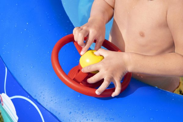 Boat Type Sunshade Pool Children's Paddling Pool Swimming Pool - Image 6