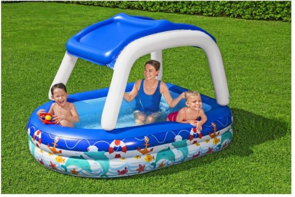 Boat Type Sunshade Pool Children's Paddling Pool Swimming Pool - Image 5