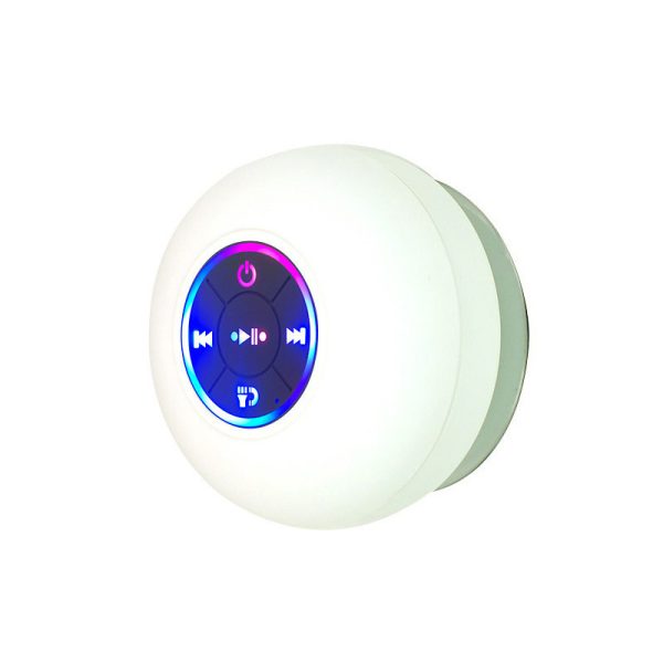 Big Suction Cup Waterproof Bluetooth Speaker LED Light Emitting - Image 7