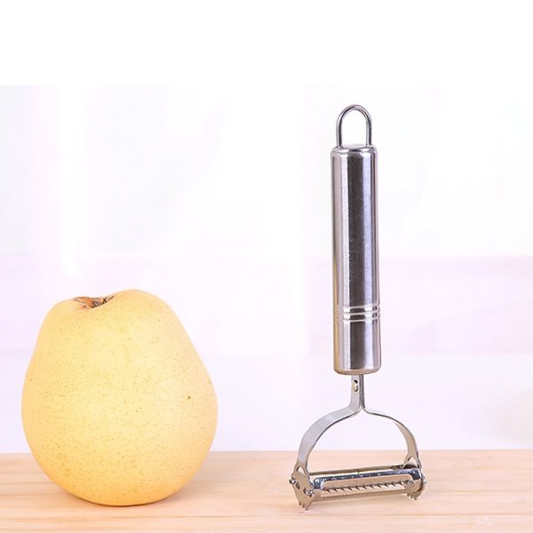 2 in1 Stainless Steel Potato Grater Julienne Peeler Kitchen Accessories Vegetables Peeler Double Planing Grater Kitchen Tools - Image 5