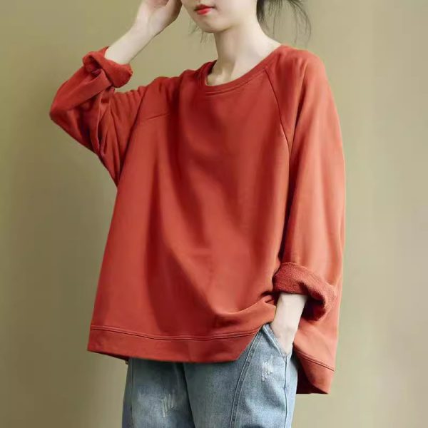 Casual Loose-fitting Plus Size Pullover Women - Image 5